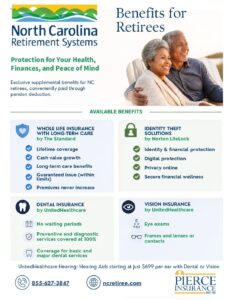 Cover of the NC Retirement Systems Supplemental Benefits flyer